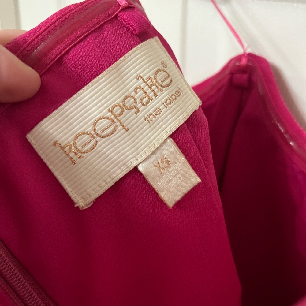 Keepsake Still on my Mind Dress Fuschia pink Sz XS - Picture 9 of 9
